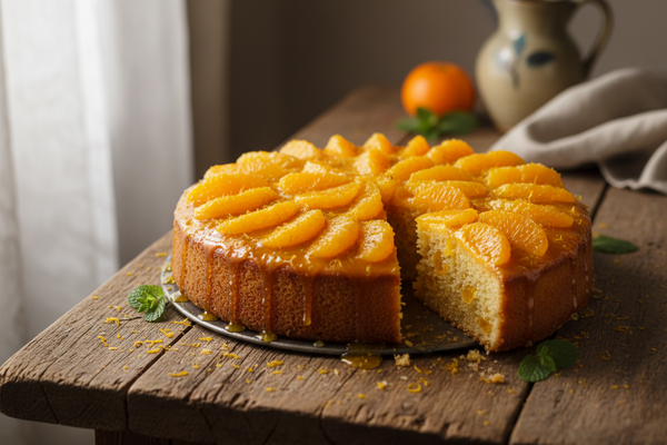 Torta de mandarina licuada
