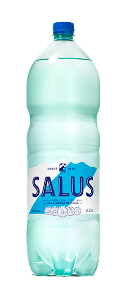 AGUA SALUS CON GAS 225