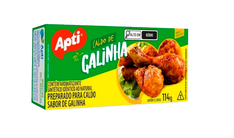 Caldo Apti Sabor Gallina 2 Cubos