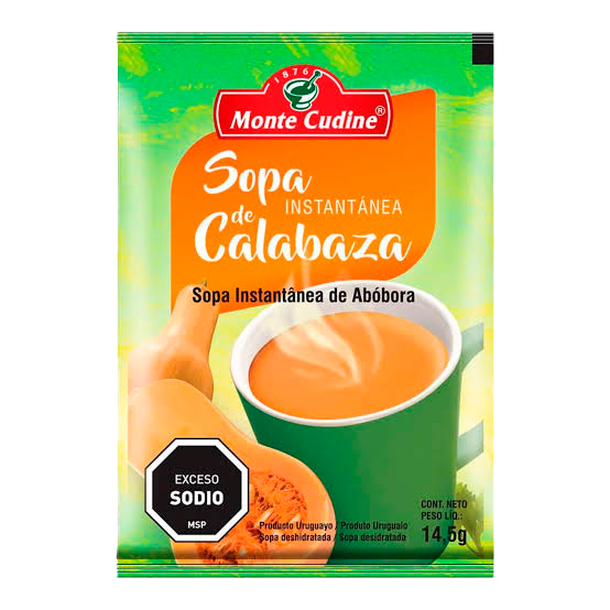 Sopa Inst. Calabaza Monte Cudine