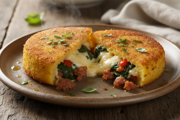 Polenta rellena