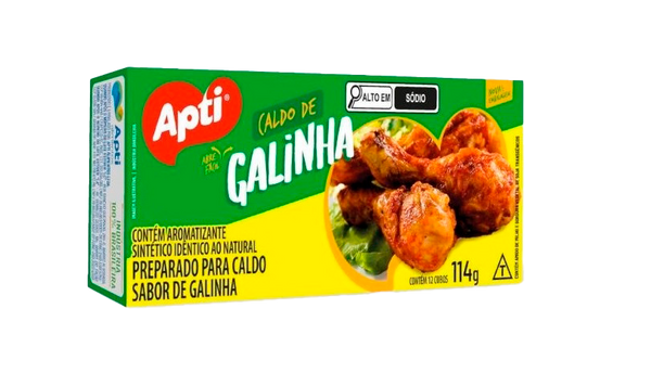 Caldo Apti Sabor Gallina 2 Cubos