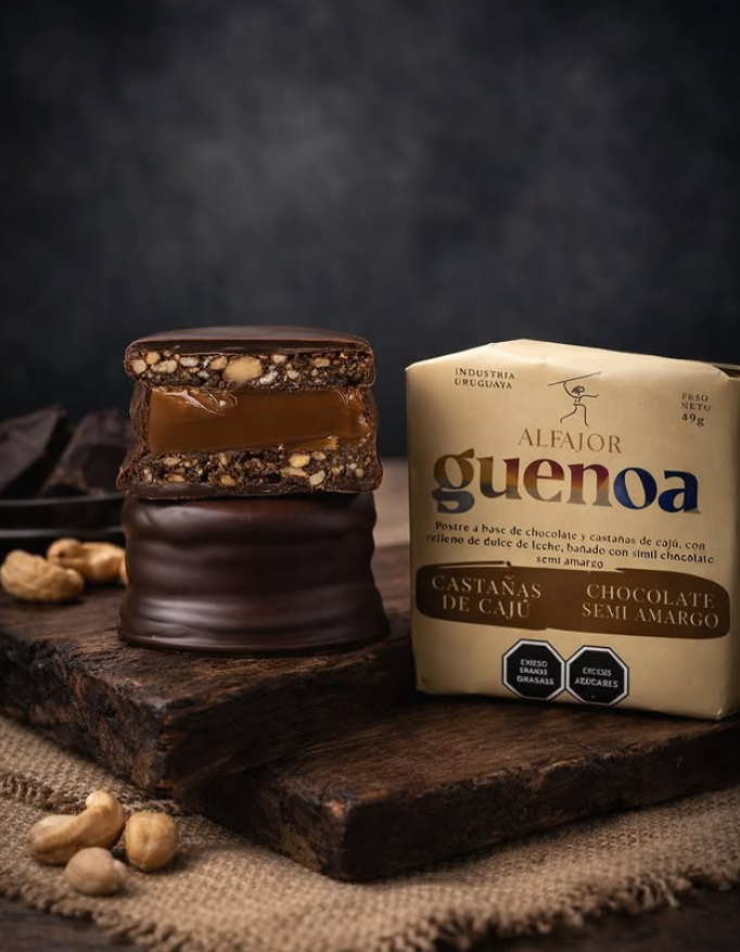 Alfajor Chocolate Semi Amargo Guenoa