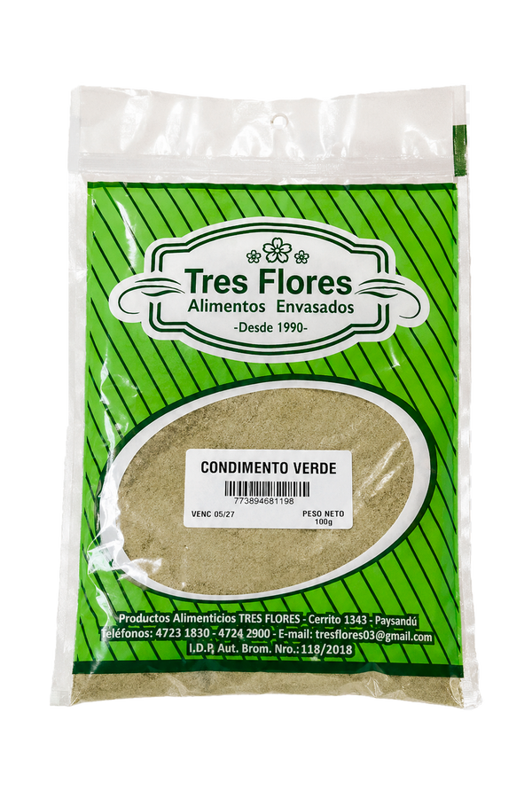 Condimento Verde 100Gr