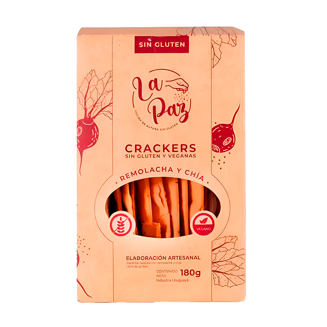 Crackers Remolacha Y Chía