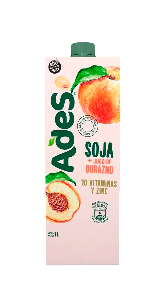 JUGO ADES DURAZNO 1lt