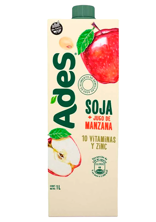 Jugo Ades Manzana 1Lt