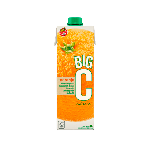 Jugo Big C-Naranja 1Lt