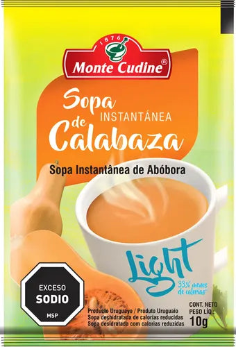 Sopa Inst. Light Calabaza Monte Cudine