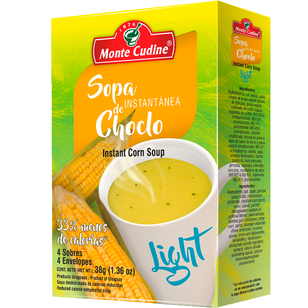 Sopa Inst. Light Choclo Monte Cudine 4