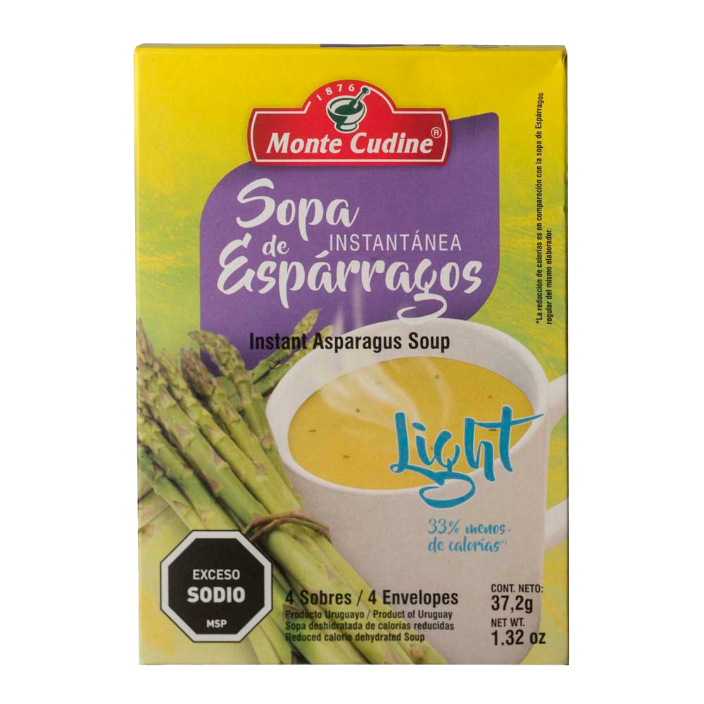 Sopa Inst. Light Esparragos Monte Cudine