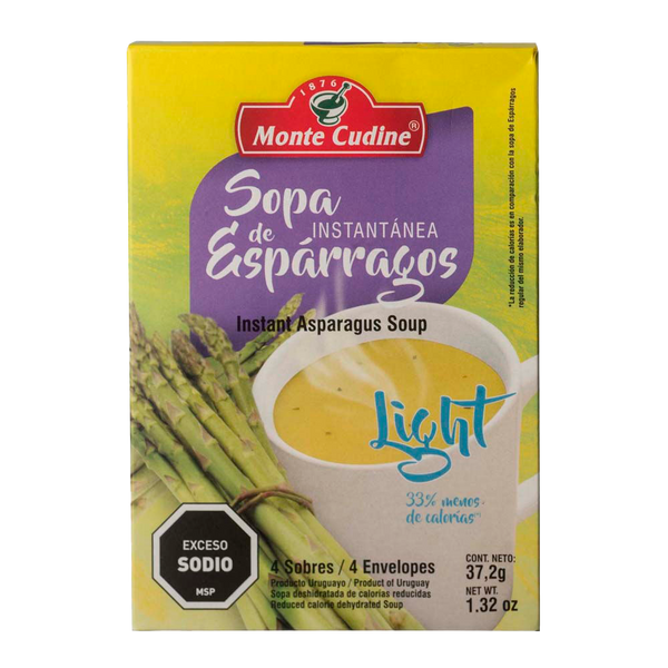 Sopa Inst. Light Esparragos Monte Cudine