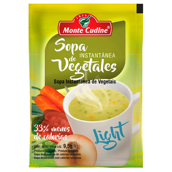 Sopa Inst. Light Vegetales Monte Cudine