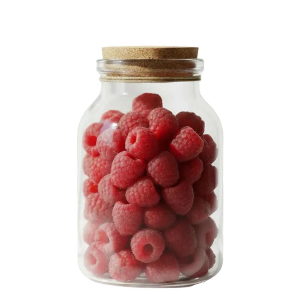 frasco frambuesas